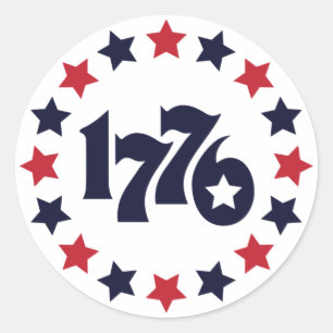 1776 - THE BIRTH OF A NATION - Patriotic Stickers