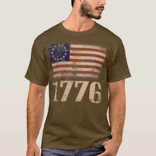 1776 US American Flag  T-Shirt