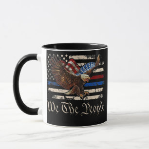 1776 We The People 4th Of July Bald Eagle Mug
