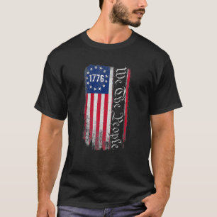1776 We The People American Patriotic Us Flag 4th T-Shirt