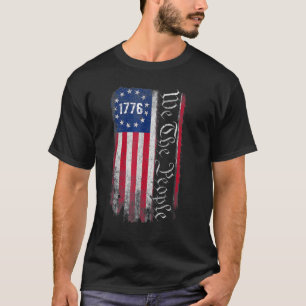 1776 We The People Betsy Ross 4th Of July American T-Shirt