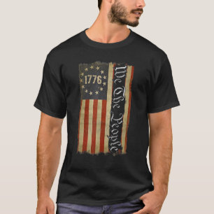 1776 We The People Betsy Ross 4th Of July American T-Shirt