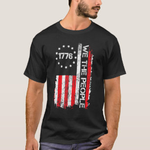 1776 We The People Patriotic American Constitution T-Shirt