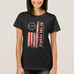 1776 We The People Patriotic American Constitution T-Shirt