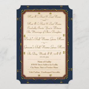 1776 Wedding Collection (Ceremony Invite) Invitation