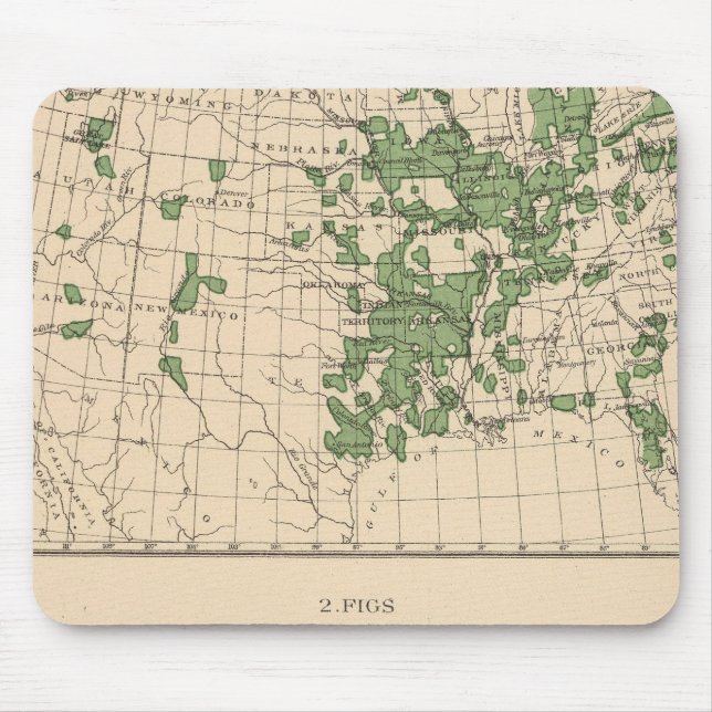 177 Plums, prunes, figs, principal regions Mouse Mat (Front)