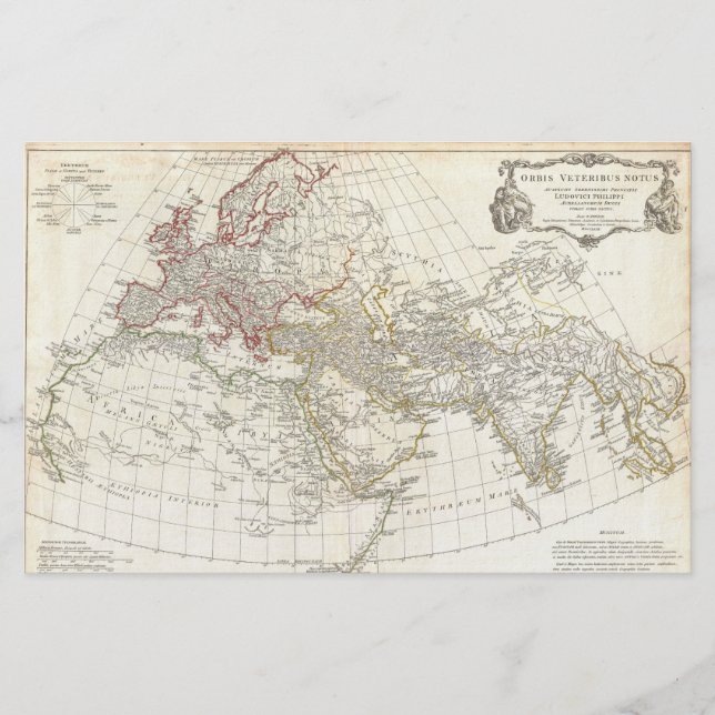 1794 Anville Map of the Ancient World (Front)