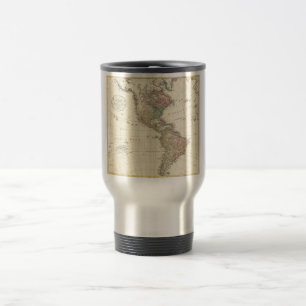 1796 Mannert Map of North and South America Travel Mug