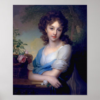 1799 - Portrait of Elena Alexandrovna Naryshkina Poster