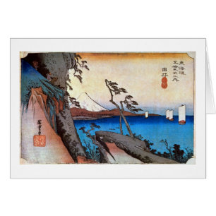 17. 由比宿, 広重 Yui-juku, Hiroshige, Ukiyo-e