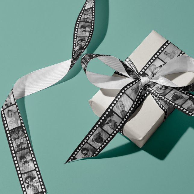 17 Black & White Photo Film Strip Satin Ribbon (Creator Uploaded)