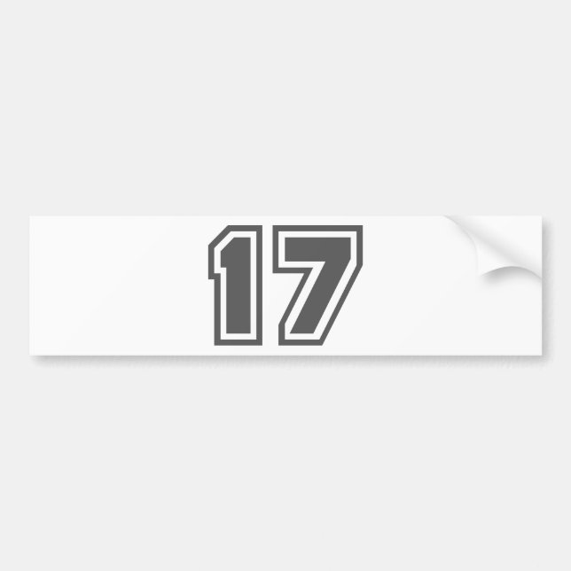17 BUMPER STICKER (Front)