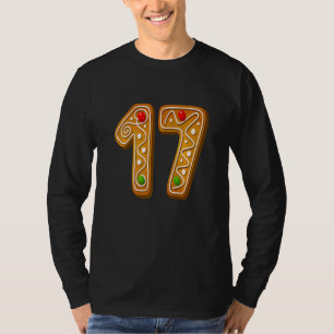 17 Cutest Capital Christmas Cookie Alphabet Number T-Shirt
