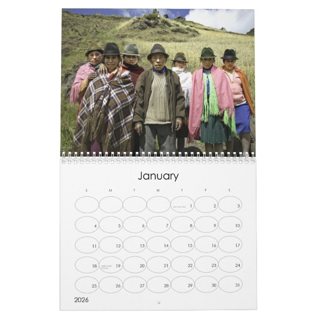 17 Days in Ecuador Calendar (Jan 2026)