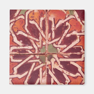 17:Isnik Tile, 16th century Magnet
