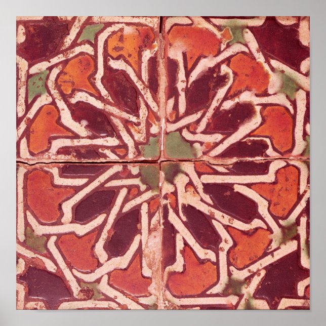 17:Isnik Tile, 16th century Poster (Front)