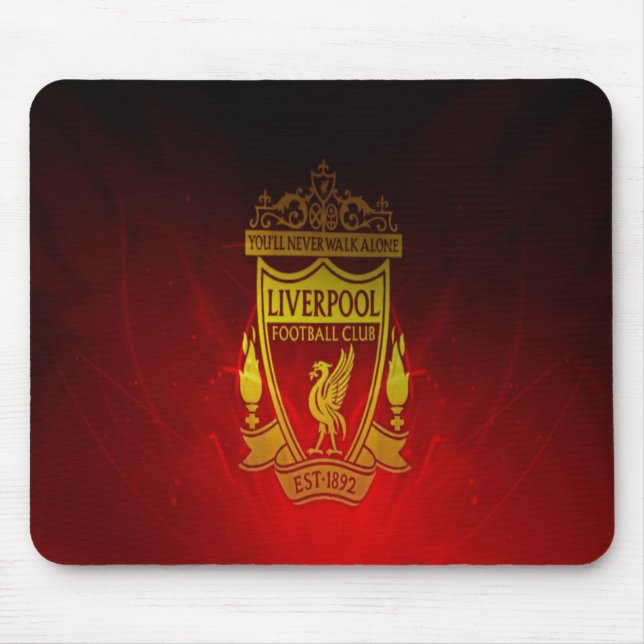 17 Liverpool FC logo Accessories Mouse Pads (Front)
