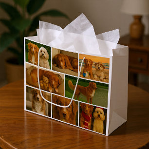17 Photo Collage Template Make Your Own Fun Large Gift Bag