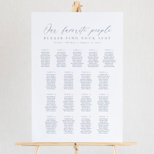 17 Tables Our Favourite People Seating Chart
