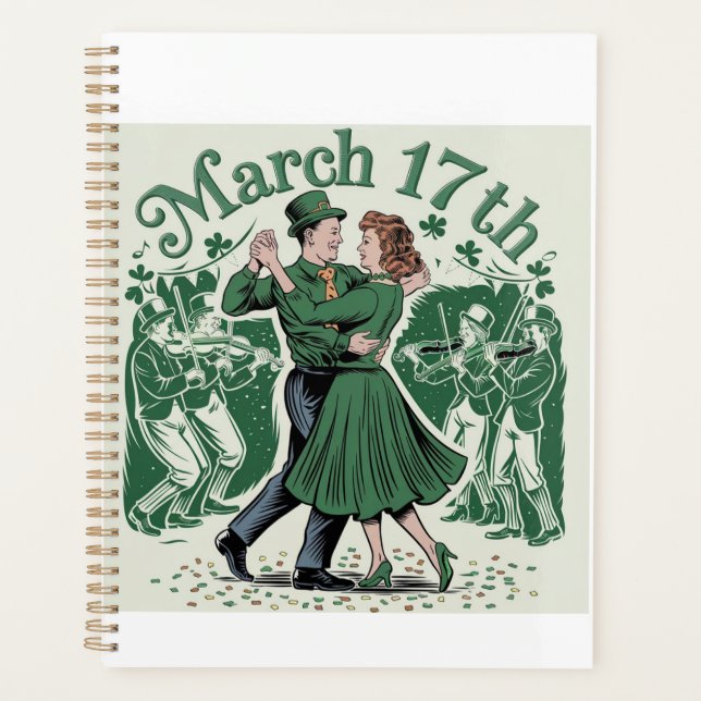 17 th March saint Patrick. Irish Festival Planner (Front)