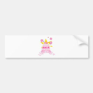 17 Year Old Birthday Cake Bumper Sticker