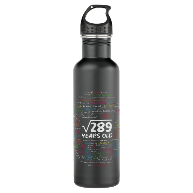 17 Year Old Gift Boys Girls Teenager 17th Birthday 710 Ml Water Bottle (Front)