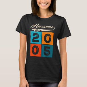 17 Year Old  Men Women On Birthday Awesome Since 2 T-Shirt