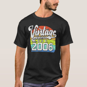 17 Years Old Vintage 2006  17th Birthday 1 T-Shirt