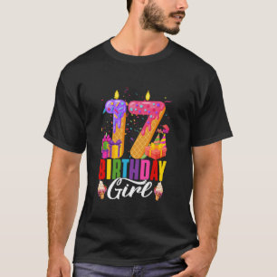 17th Birthday 17 Year Old Girls Ice Cream Party Fa T-Shirt