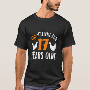 17th Birthday 17 Years Old Chicken Farmer chicken T-Shirt
