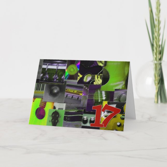 17th Birthday Card (Front)