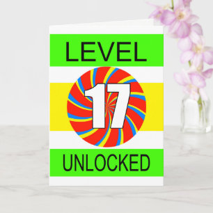 17th Birthday Computer Gamer Card