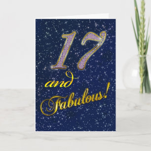 17th birthday for someone Fabulous Card