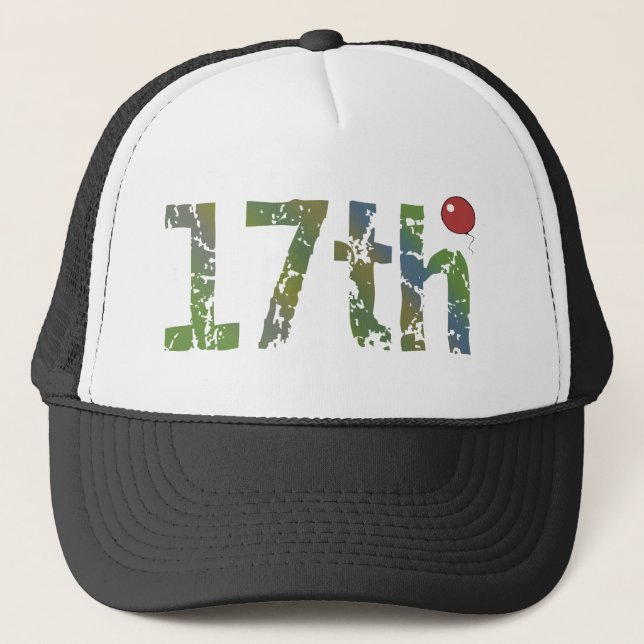 17th Birthday Hat Gift (Front)