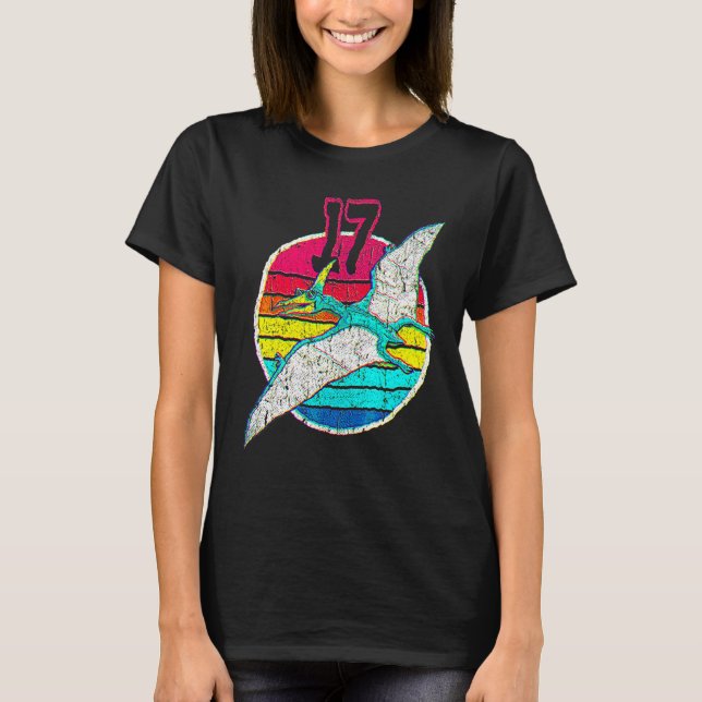 17th Birthday I Pterodactylus I Family Matching T-Shirt (Front)