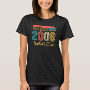 17th Birthday Vintage 2006 17 Years Old T-Shirt