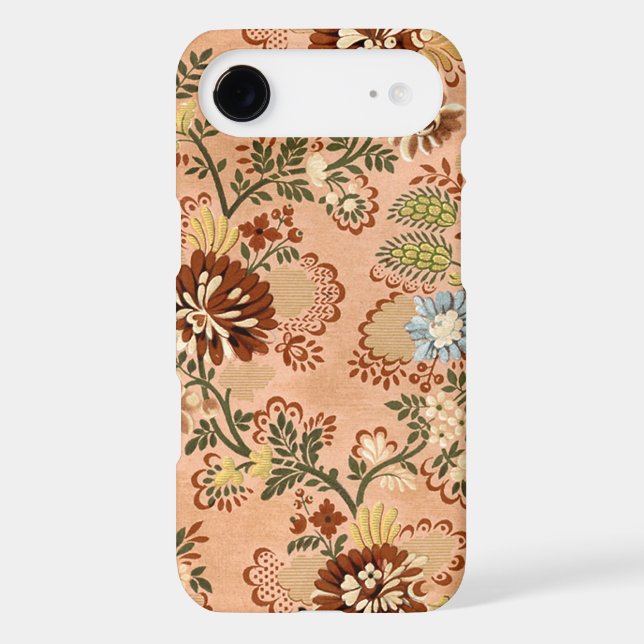 17th Century Damask Textile Case-Mate iPhone Case (Back)