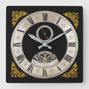 17th Century Design Wall Clock