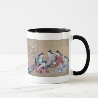 17th Century Japanese Musicians Mugs and Steins