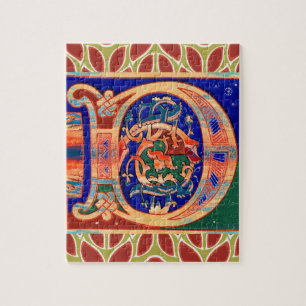 17th Century Letter D Jigsaw Puzzle