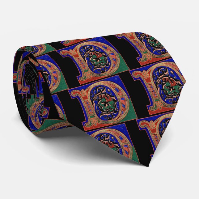 17th Century Letter D Tie (Rolled)