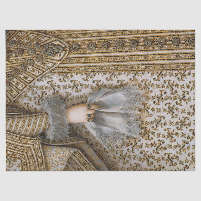 17th Century Royal Dress Tissue Paper (Front)