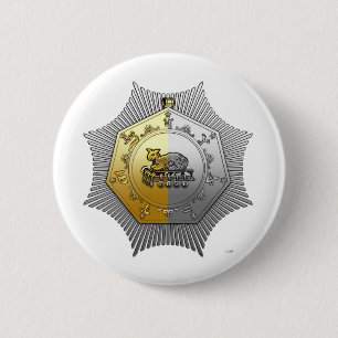 17th Degree: Knight of the East and West 6 Cm Round Badge
