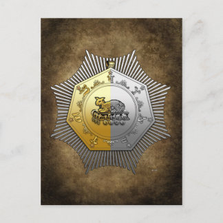 17th Degree: Knight of the East and West Postcard