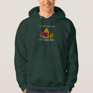 17TH ENGINEER BATTALION 2ND ARMORED HOODIE