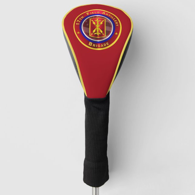 17th Field Artillery Brigade “Thunderbolt” Golf Head Cover (Front)