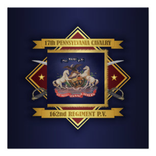 17th Pennsylvania Cavalry Poster