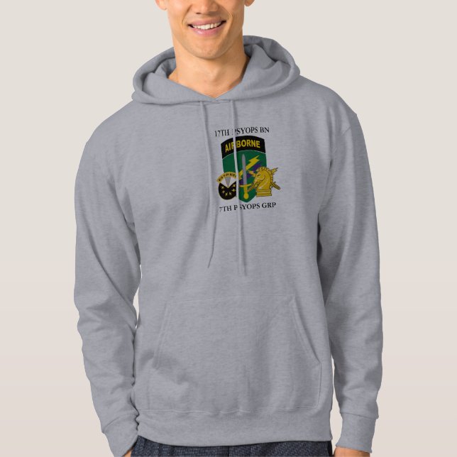 17TH PSYOPS BATTALION 7TH PSYOPS GROUP  HOODIE (Front)