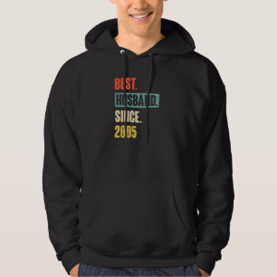 17th Wedding Aniversary  For Him Best Husband Sinc Hoodie