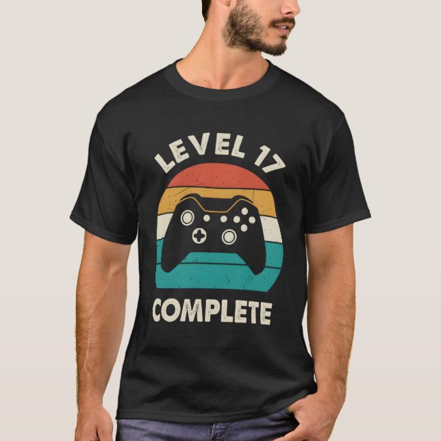 17Th Wedding Anniversary For Level 17 Complete T-Shirt (Front)